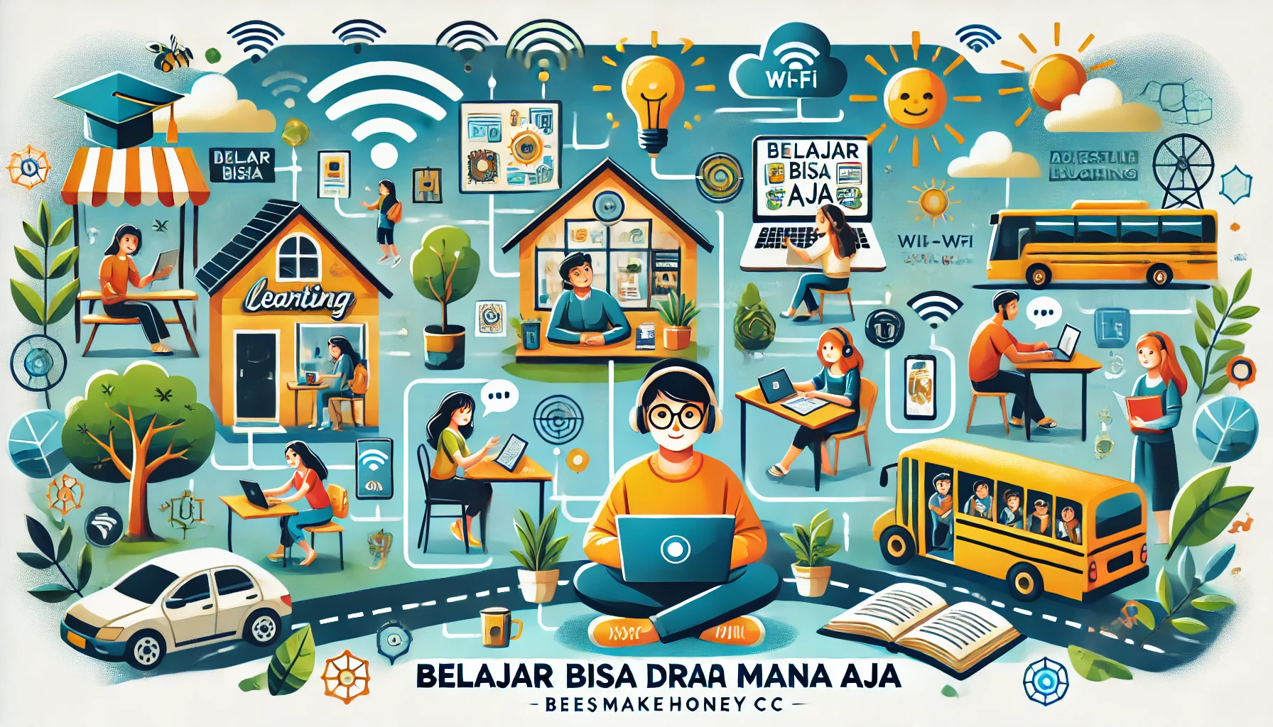 Belajar Bisa dari Mana Aja