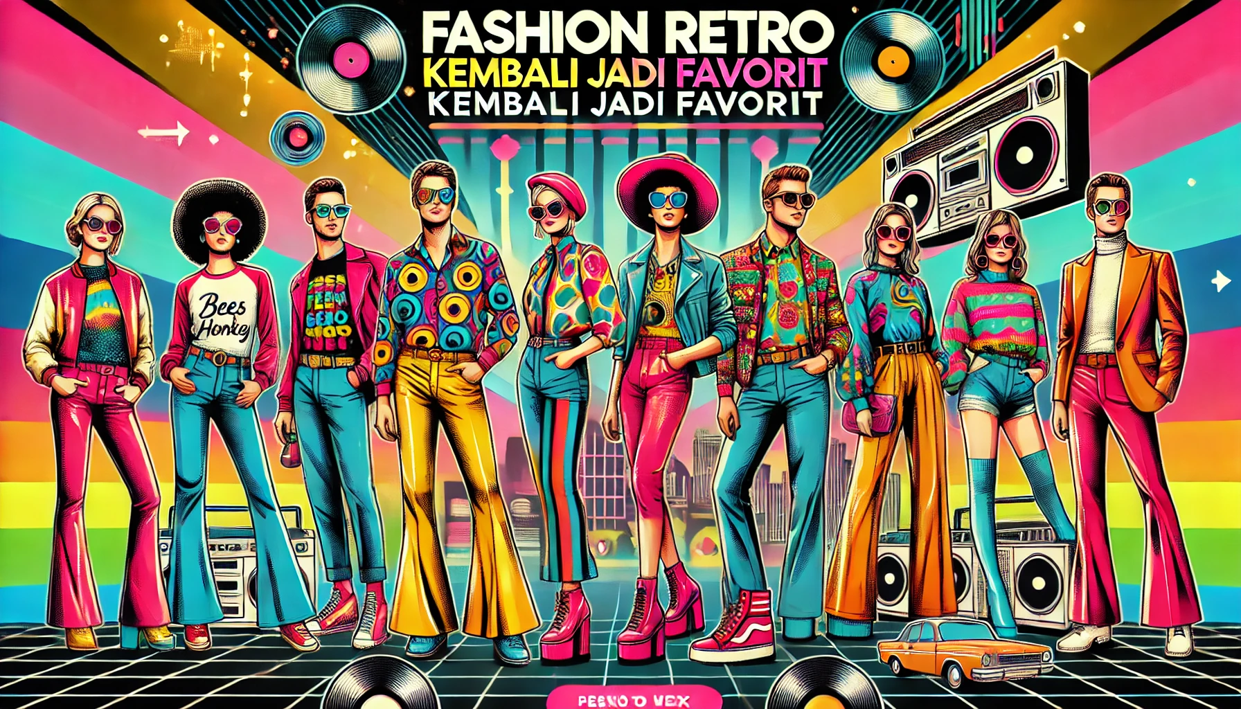 Fashion Retro Kembali Jadi Favorit