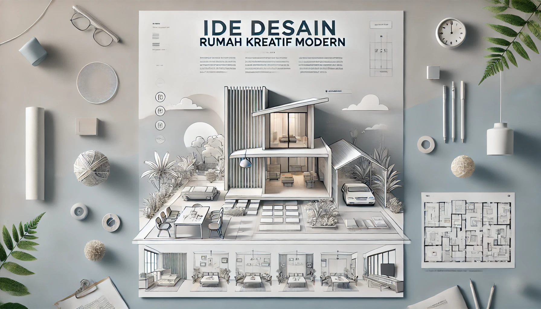 Ide Desain Rumah Kreatif Modern