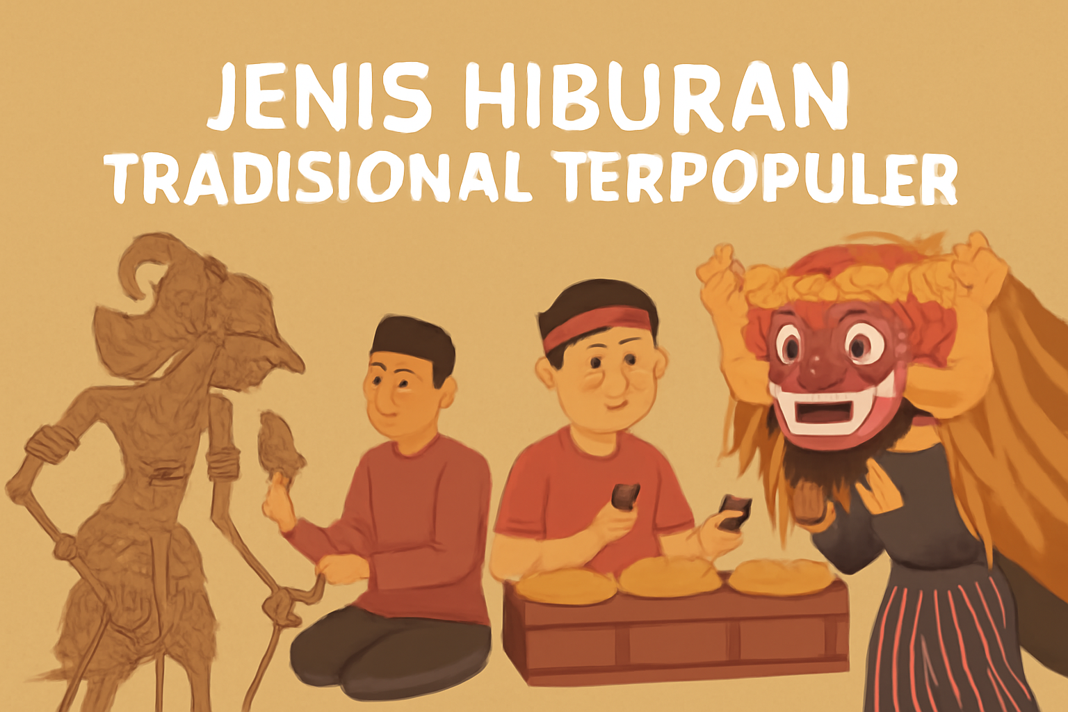 Jenis Hiburan Tradisional Terpopuler