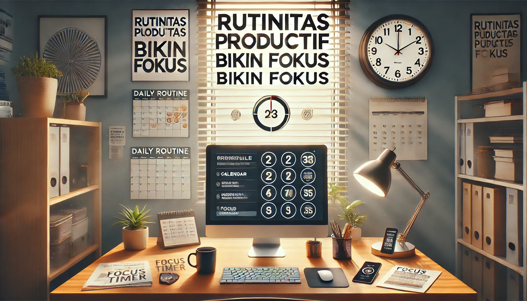 Rutinitas Produktif Bikin Fokus
